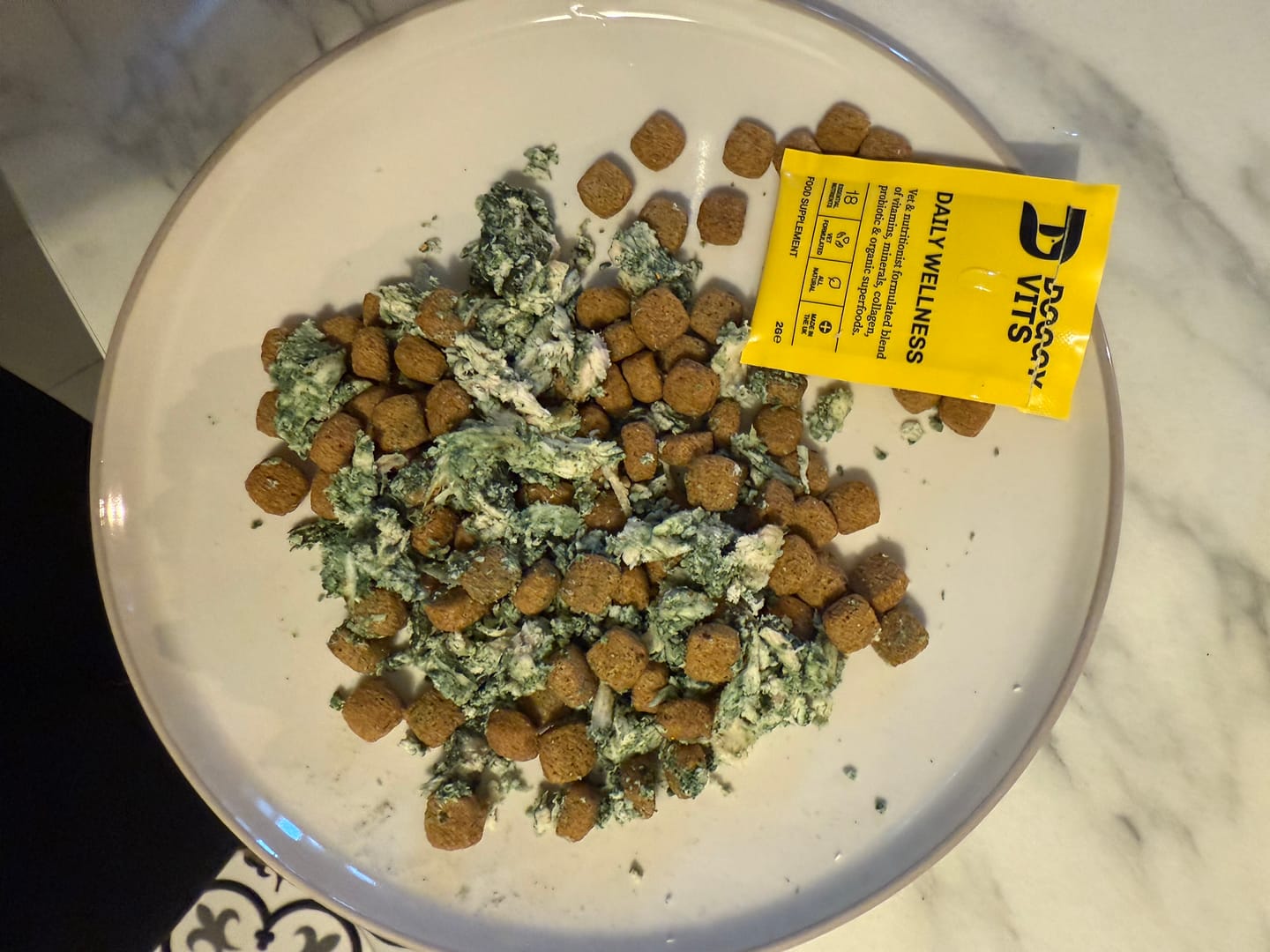Customer photo review of DOGGY VITS WELCOME OFFER (x1 box, 30 sachets)