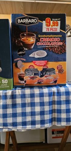 Customer photo review of Caffè Barbaro 70 Cialde + 8 Cremine
