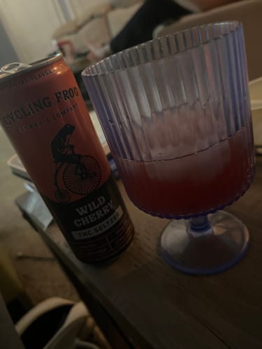 Customer photo review of Wild Cherry THC Seltzer, 6pk