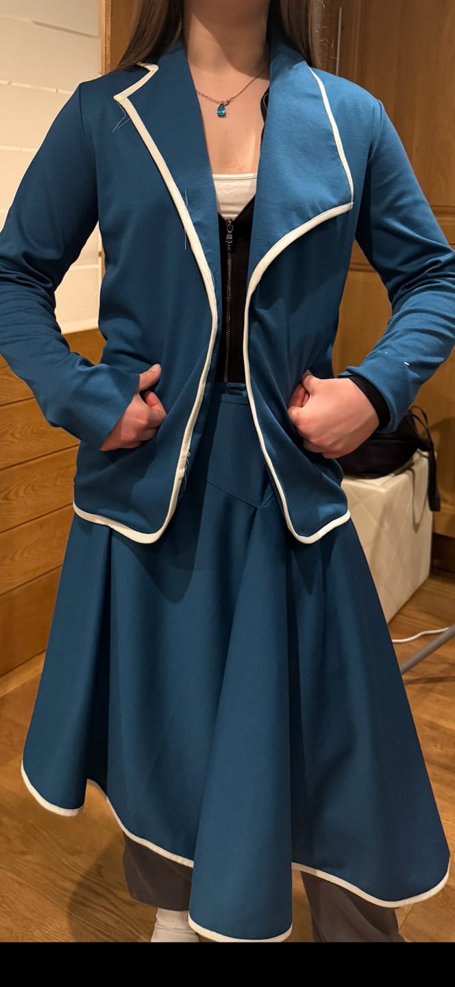 Customer photo review of Plain Ponte Roma Fabric