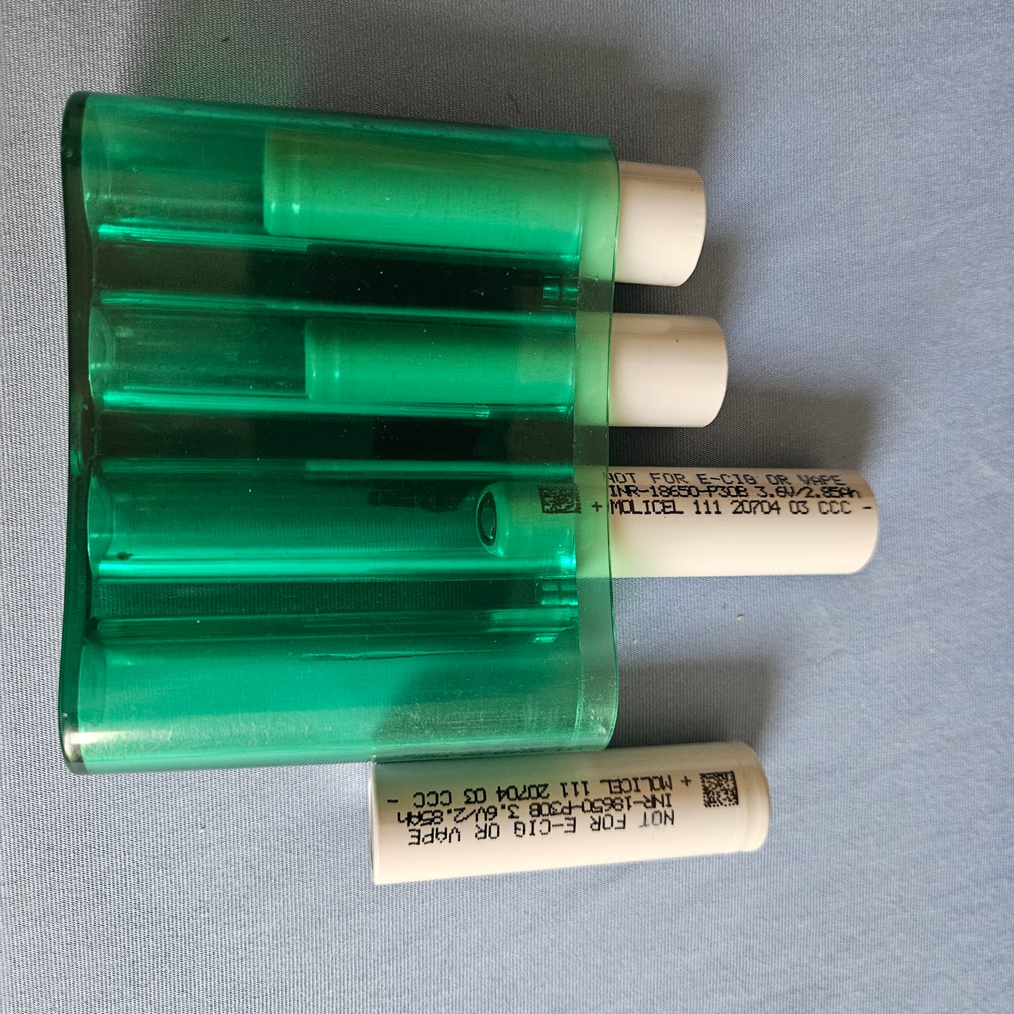 Customer photo review of Molicel P30B 18650 3000mAh 30A Battery