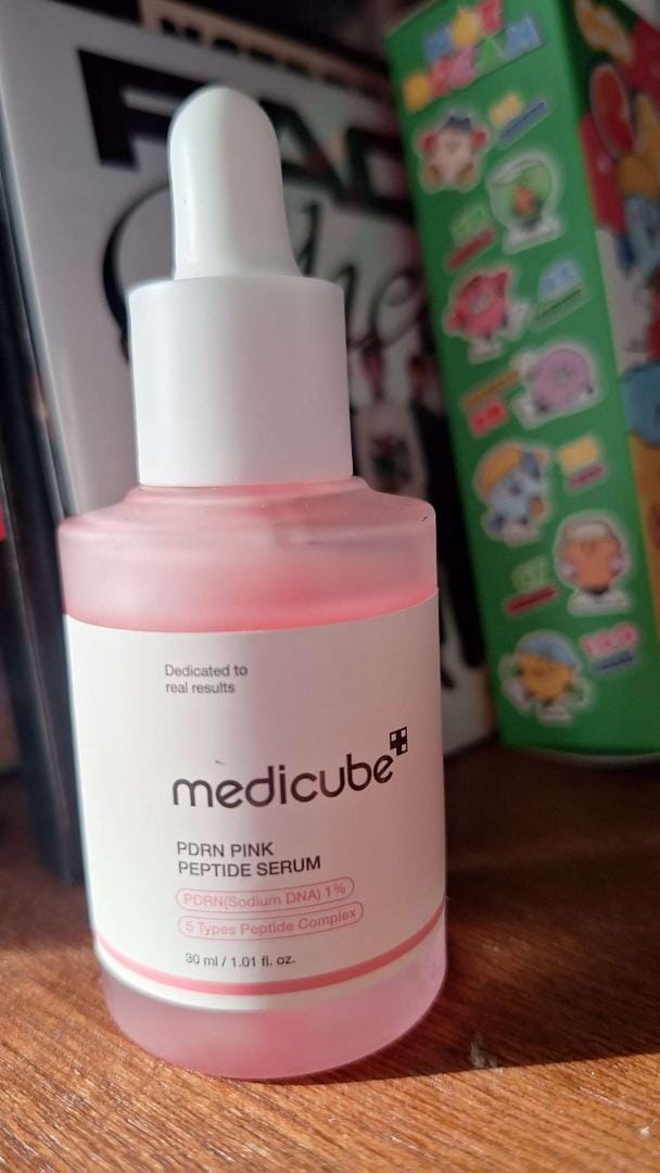 Customer photo review of MEDICUBE - PDRN Pink Peptide Serum 30 ML | Suero Antiedad, Iluminador e Hidratante