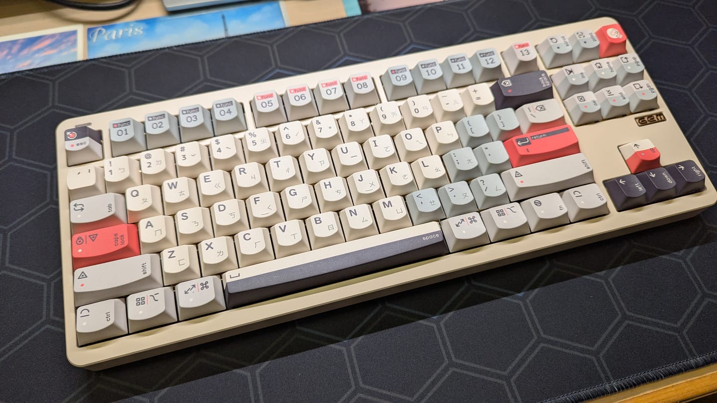 Customer photo review of NuPhy Gem80 三模無線客製化機械鍵盤(買就送注音貼紙)