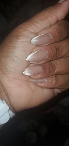 Customer photo review of Knightshield Almond Nails - Press On Nails