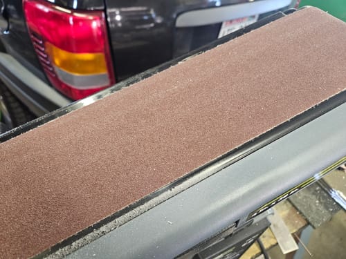 Customer photo review of 12 X 2 X 2 Inch Sanding Belt and Disc Cleaning Eraser Stick