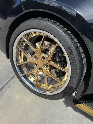 Customer photo review of CUSTOM 2-PIECE FORGED WHEELS: RV-DR08