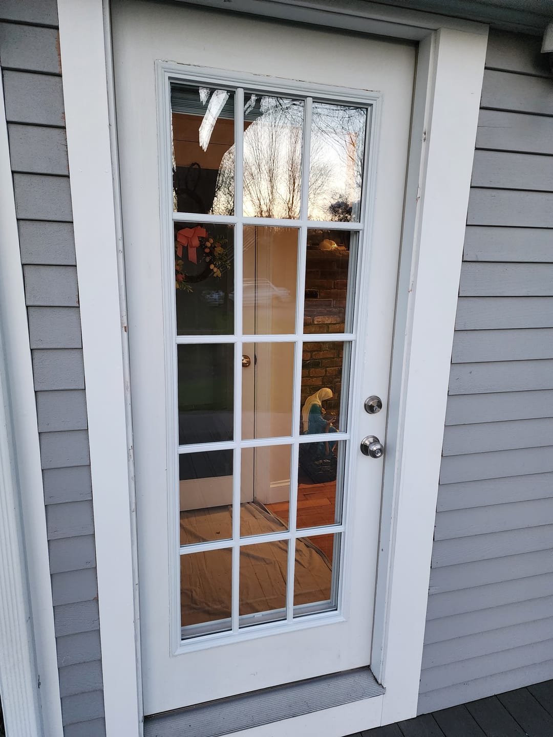 Customer photo review of Full Lite Frame Kit with 15 Grids