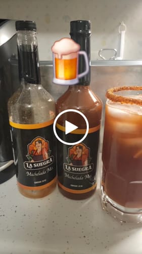 Customer video review of La Suegra Michelada Mix