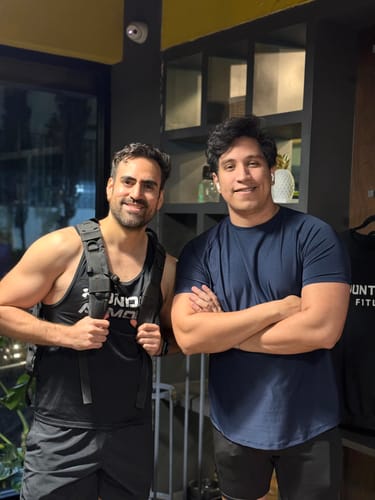 Customer photo review of Training Sport Tee - Oxford Gray