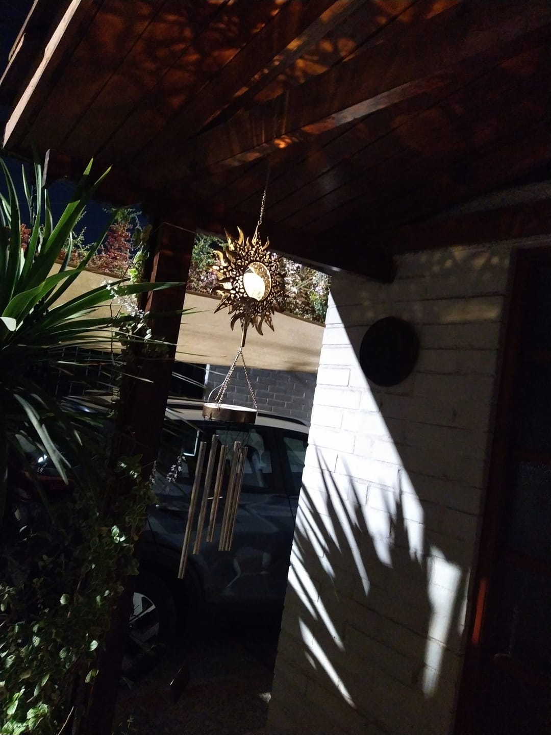 Customer photo review of Colgante de Viento Solar - Largo 1 m Inoxidable IP44 Luz Cálida