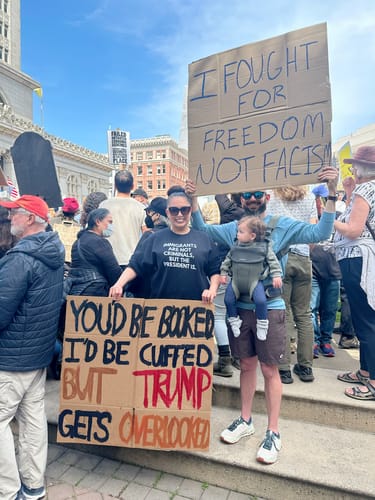 Customer photo review of Immigrants Sweatshirt