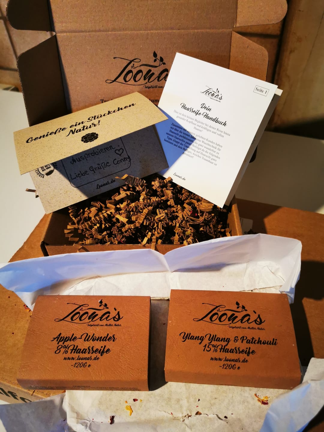 Customer photo review of 15% Ylang Ylang & Patchouli Haarseife (Beruhigend & Tiefenpflegend)