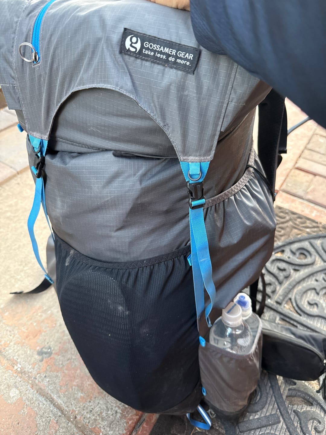 Customer photo review of Mariposa 60 Backpack
