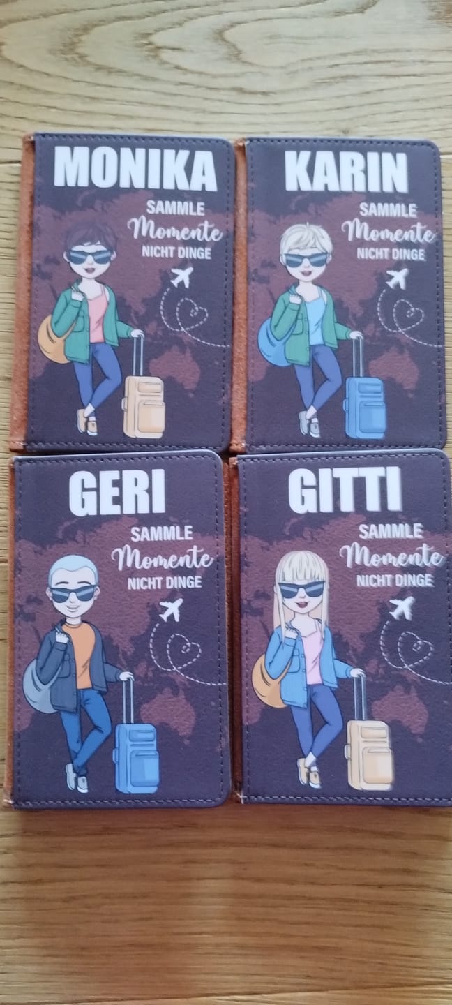Customer photo review of Auf Reisen - Individuelle Reisepasshülle
