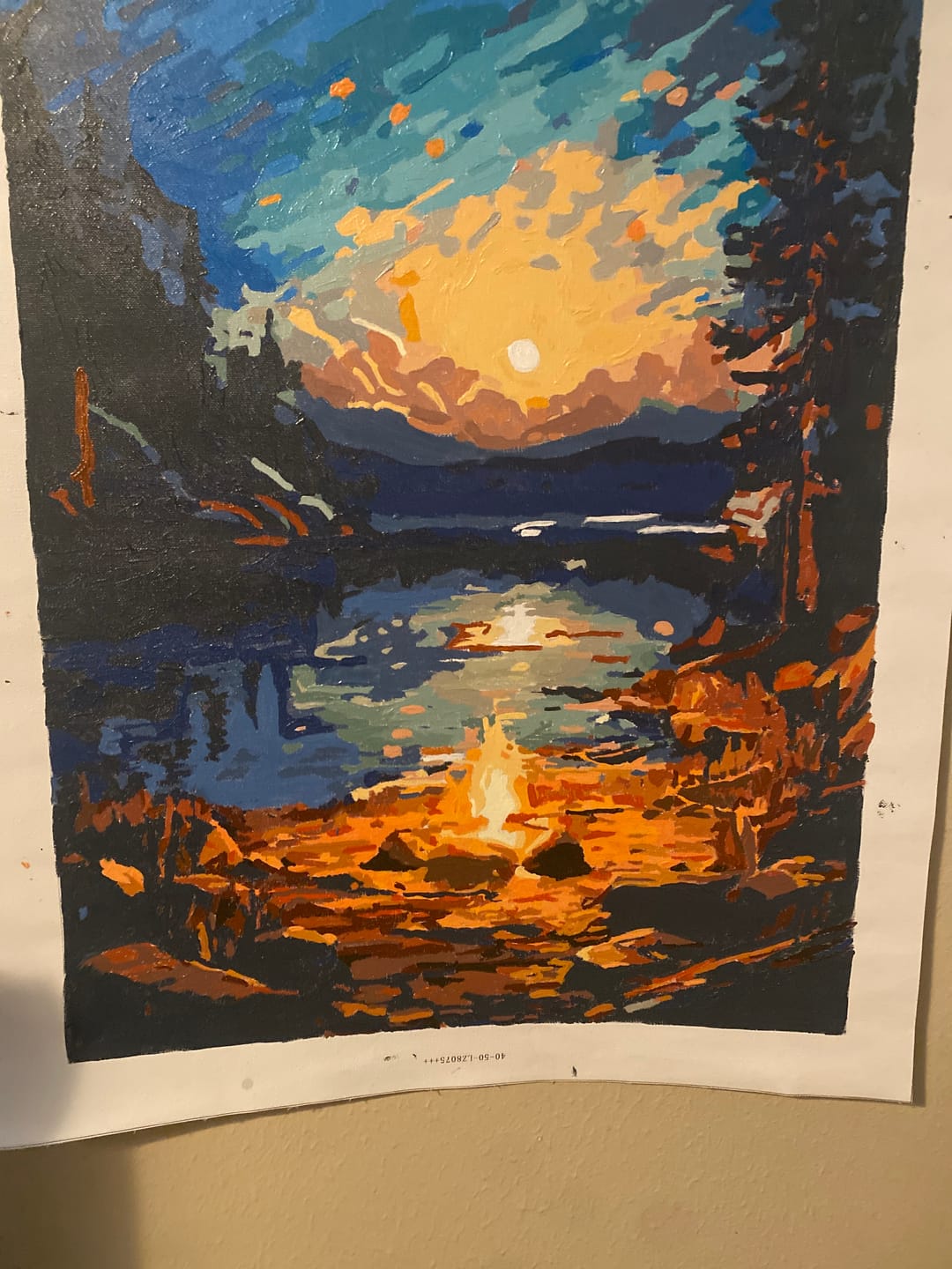 Customer photo review of Night by the Lakeside