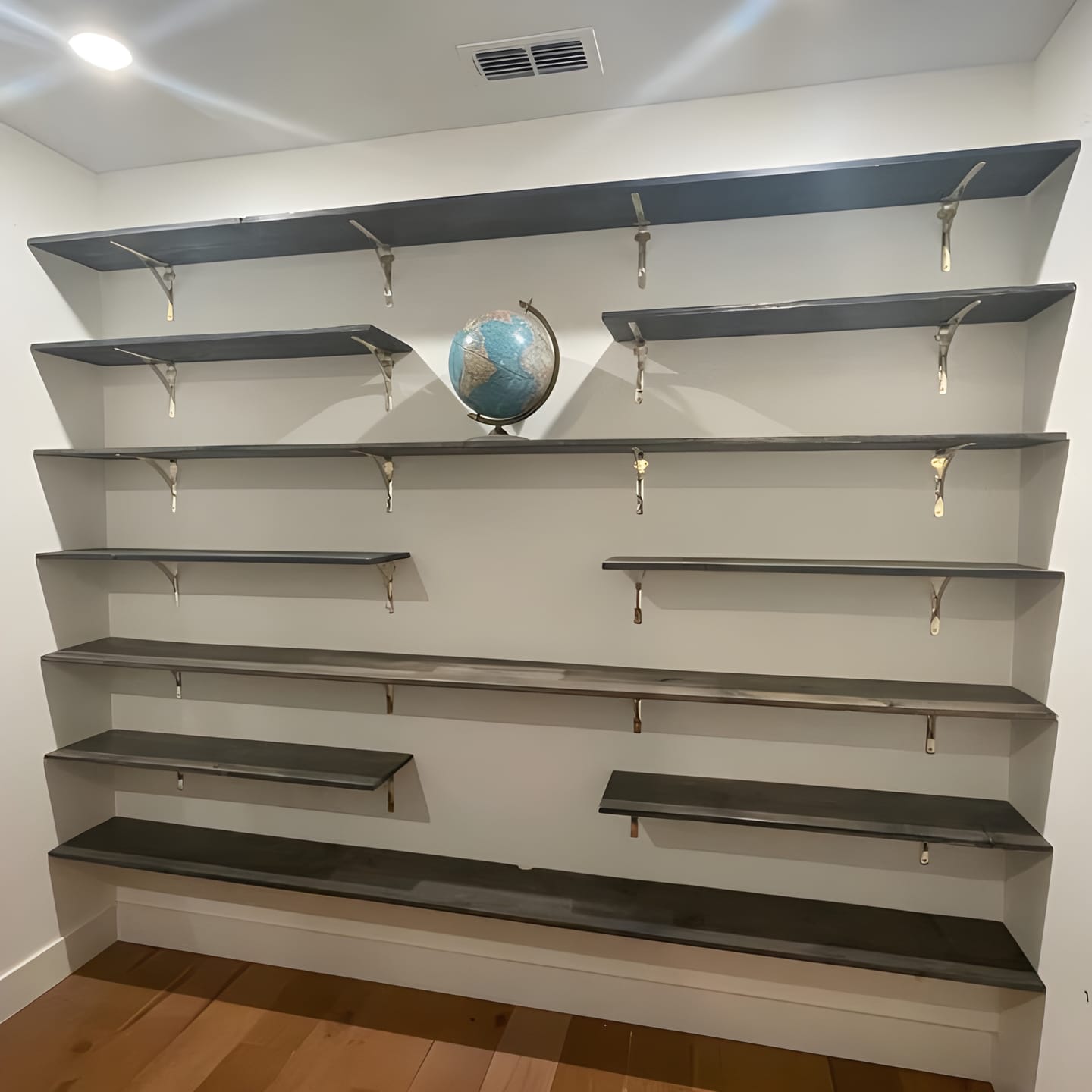 Customer photo review of Classic Shelf Bracket - Unlacquered Brass Polished