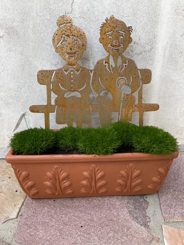 Customer photo review of Gartenstecker Oma & Opa