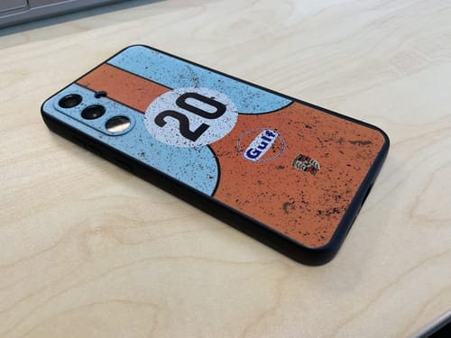 Kundenbewertung mit Foto zu 917K #20 Gulf 24h LM 1970 Livery - Individuelle Handyhülle für Samsung
