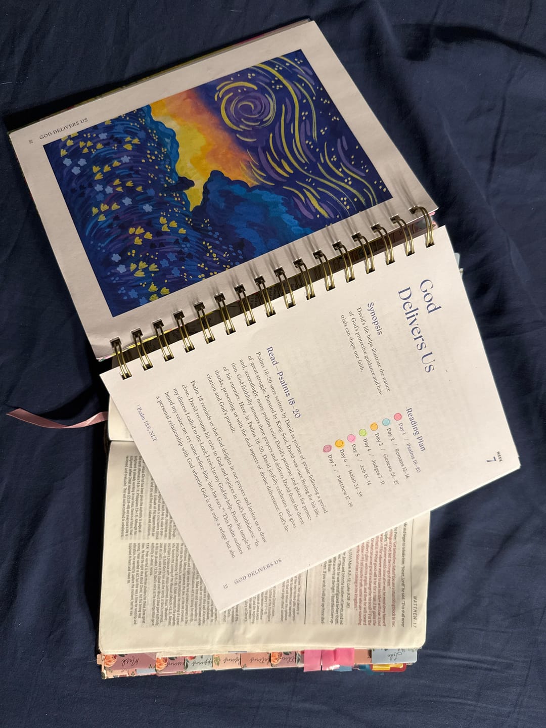 Customer photo review of Anchored In His Word: A 90 Day Devotional