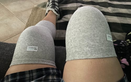 Customer photo review of Premium Bamboo Knee Sleeve (Single)