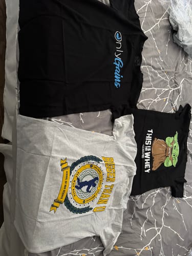 Customer photo review of BSL T-Shirt 3-Pack Mystery Bag