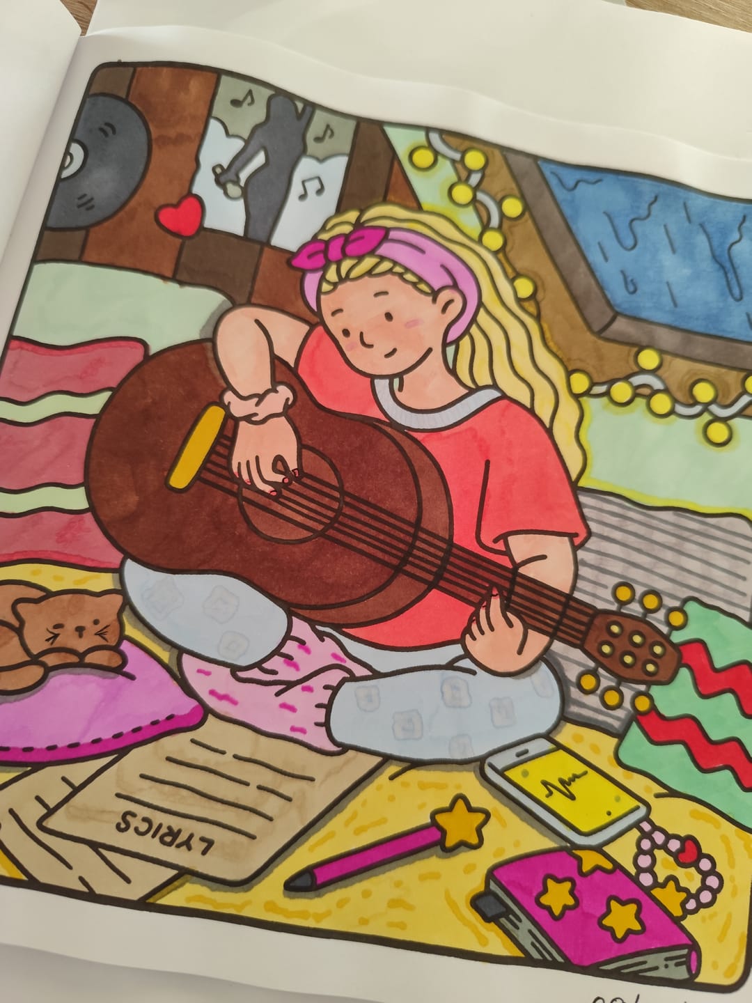 Customer photo review of Ohuhu Paper-friendly (No Peeling) Markers Water-based 60 Colors