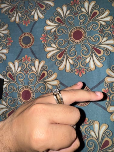 Customer photo review of GILDED PETAL MOISSANITE