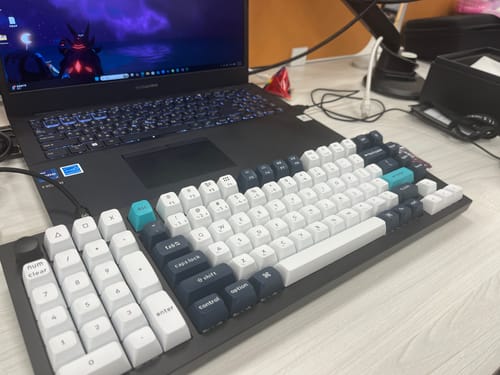 Customer photo review of Keychron Q12 Max QMK/VIA 全鋁客製化 無線機械式鍵盤(注音版本)