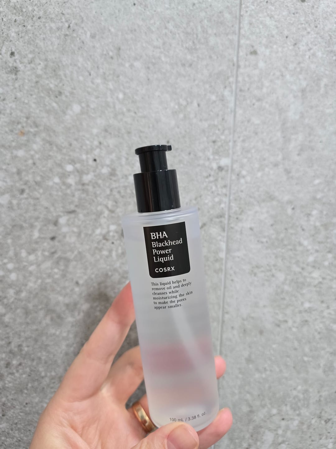 Customer photo review of Esence cīņai ar melnajiem punktiņiem Cosrx BHA Blackhead Power Liquid
