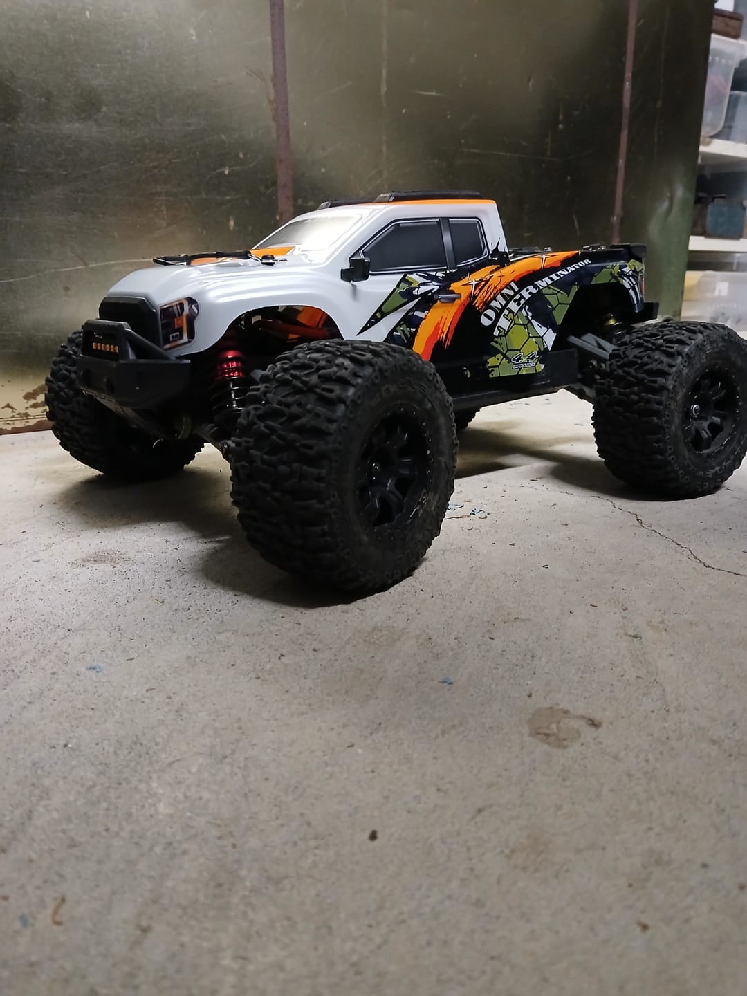 Customer photo review of Car Body, PC For RZ001（Orange + White）