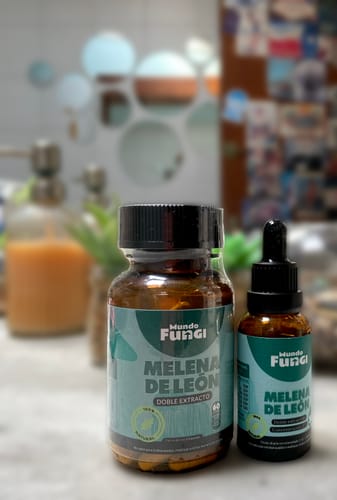 Customer photo review of Melena de León Cápsulas + Gotas - Extracto Ultra Concentrado