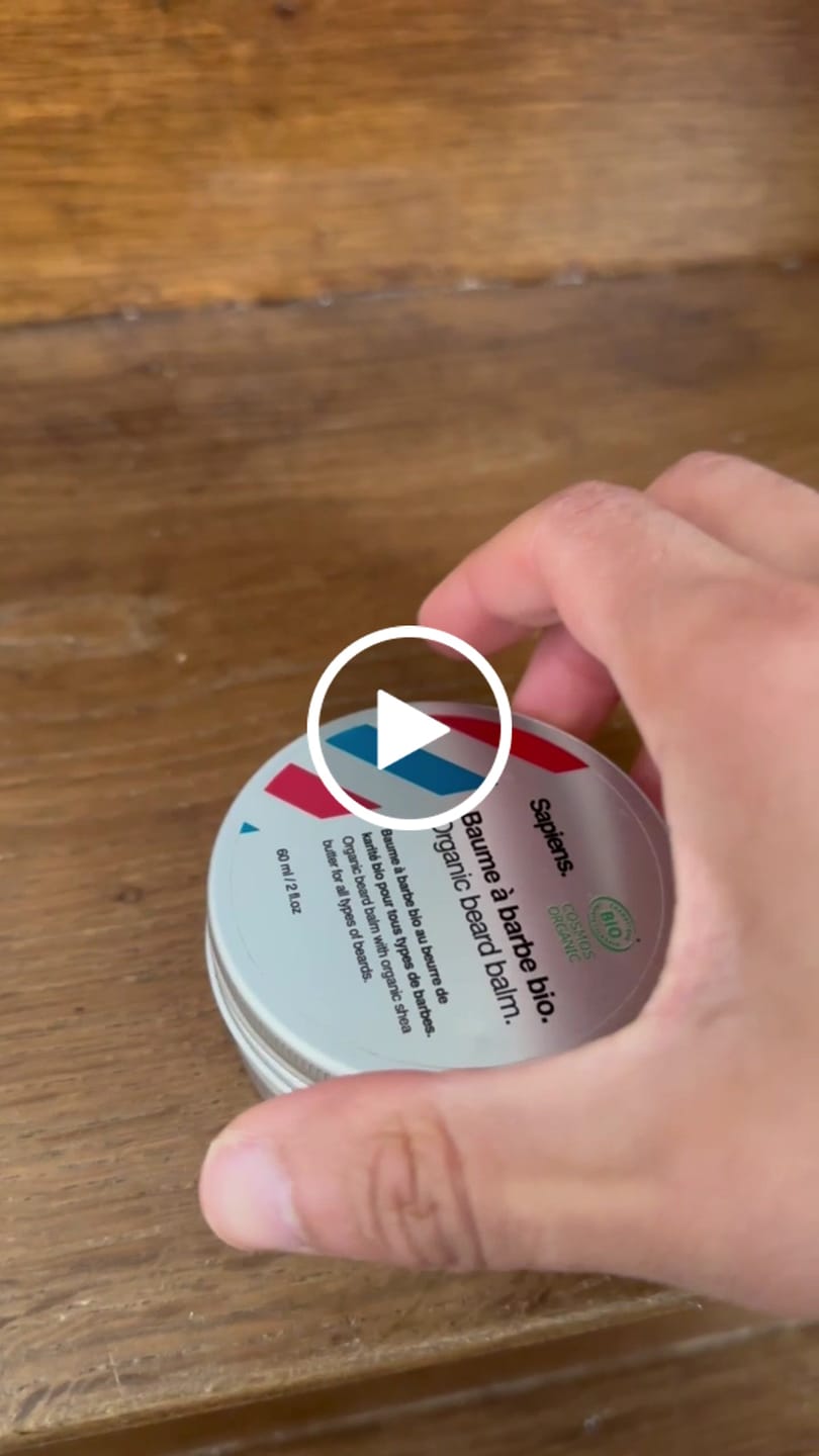 Customer video review of Baume à barbe bio