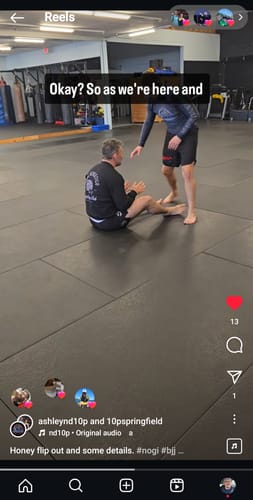 Customer photo review of Jag Grappling Club - Crewneck Sweatshirt