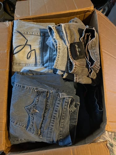 Customer photo review of Wholesale Y2K Denim Jeans