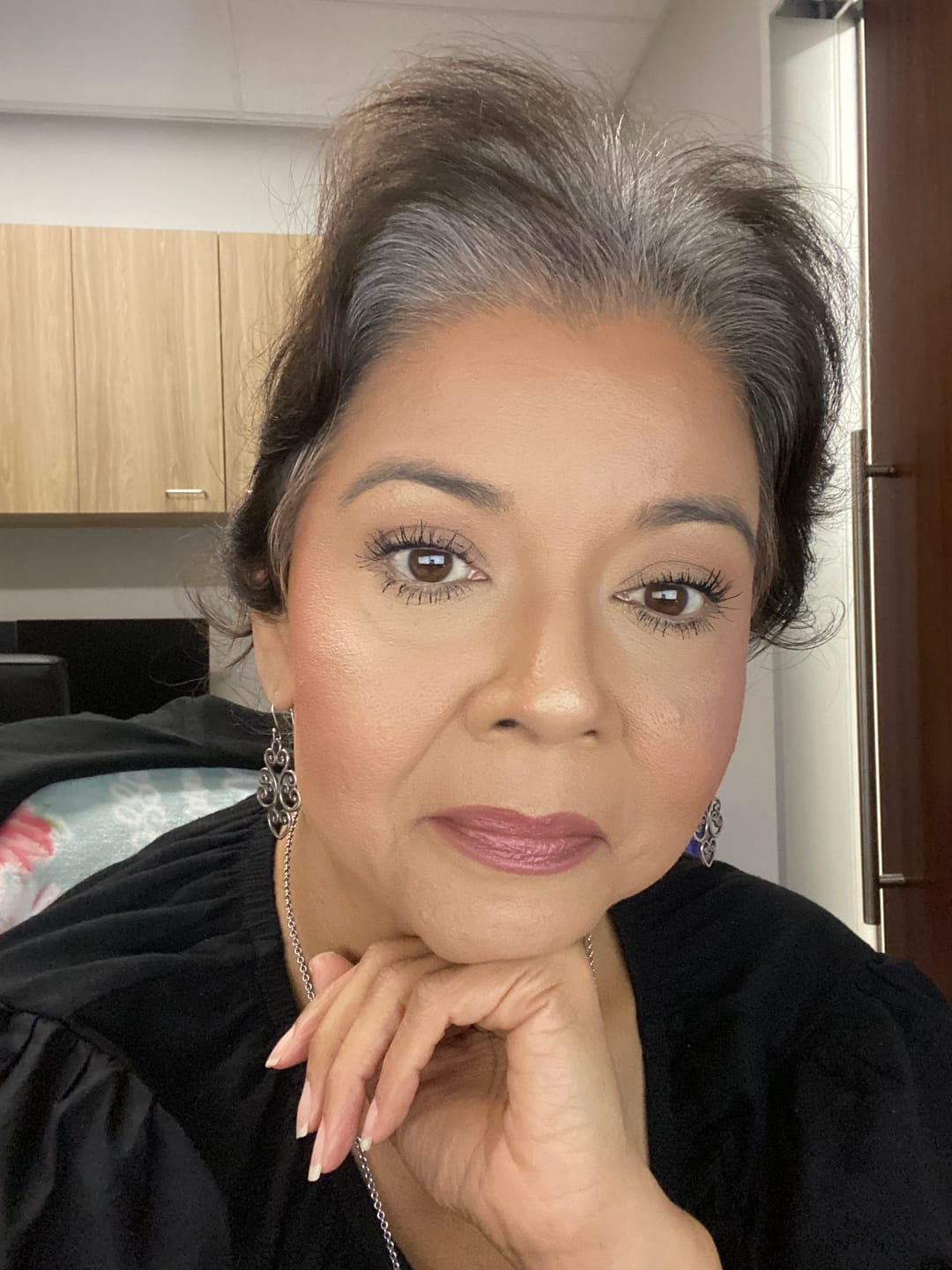 Customer photo review of EYELASH GROWTH SOLUTION