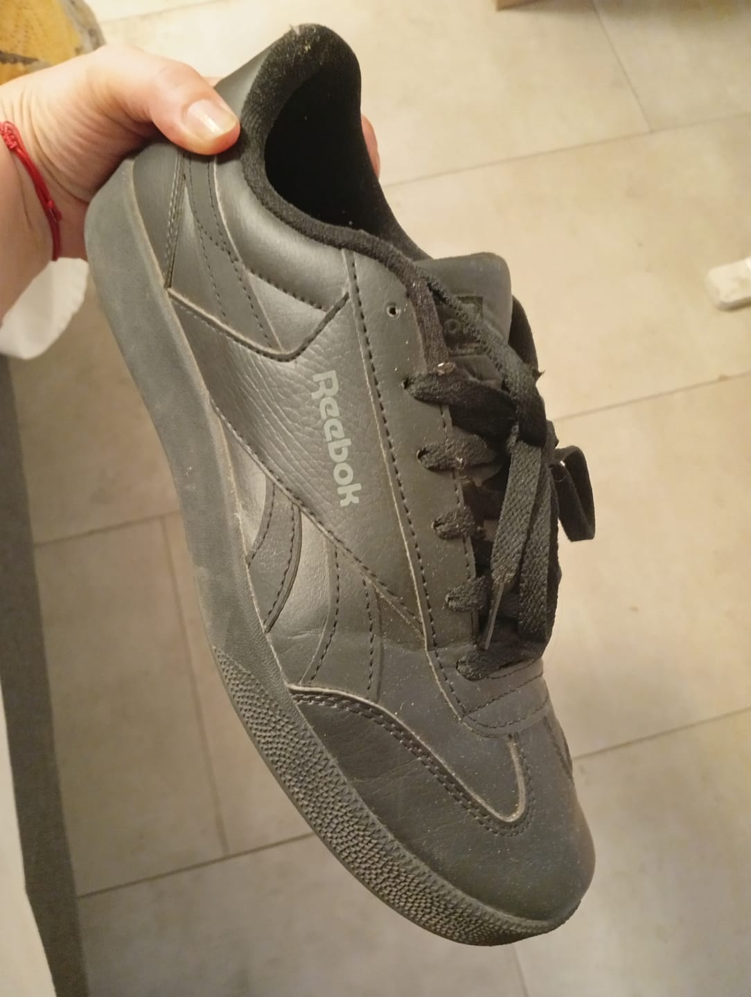 Customer photo review of Zapatilla Reebok Smash Edge Hombre Mono Negro