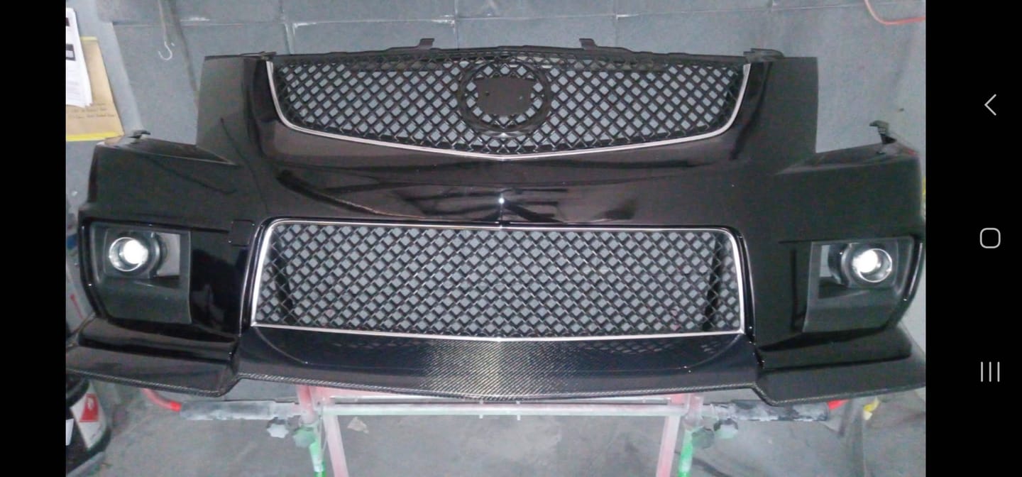 Customer photo review of 2009-15 Cadillac CTS-V Front Splitter Lip