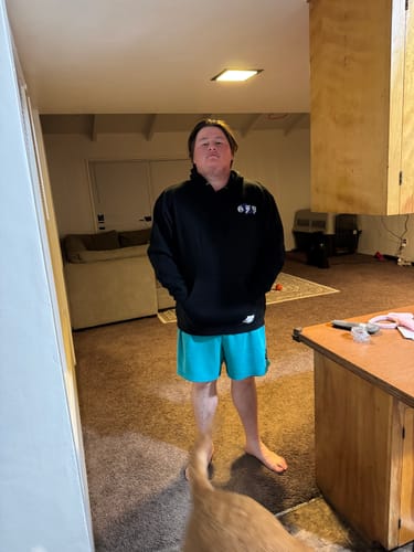 Customer photo review of FEAR KILLS HOODIE