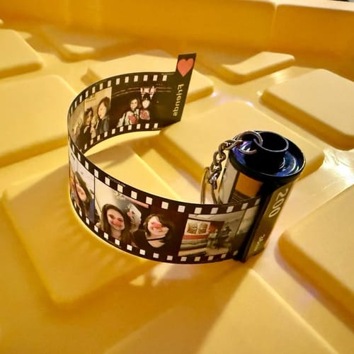 Customer photo review of Custom Drive Safe Film Roll Keychain For Your Love