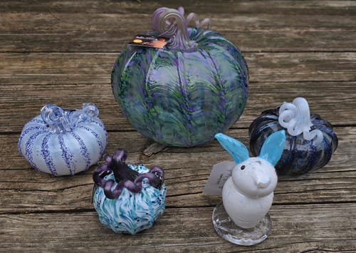 Customer photo review of The Monet Lavender Fields Pumpkin with Monet Stem