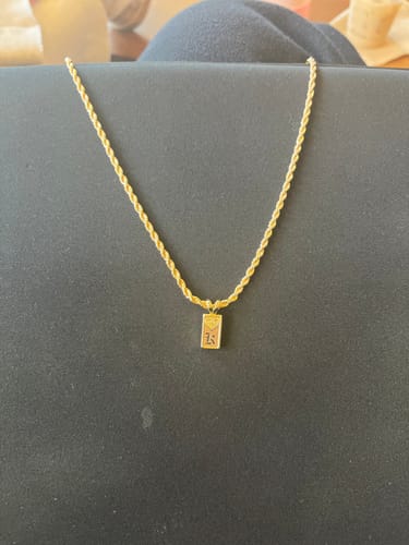 undefined review of 8mm Mini Kealoha Heirloom Initial Necklace image 1 out of 1