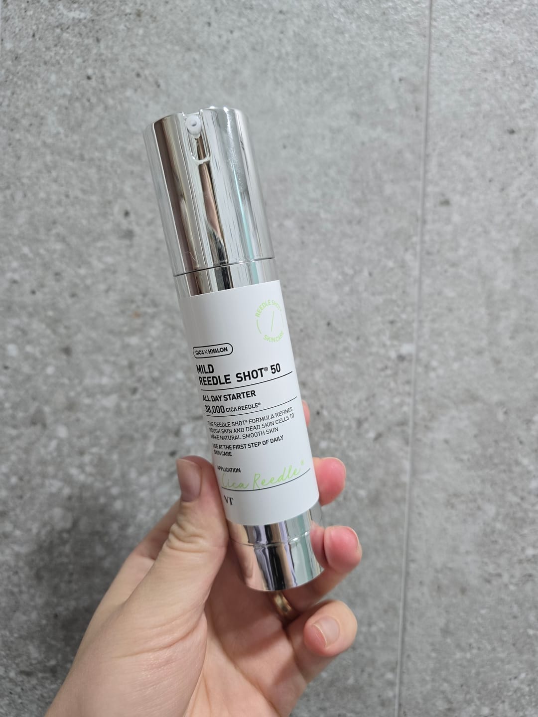 Customer photo review of Serums-būsteris ar mikroadatām ikdienas lietošanai VT Cosmetics Mild Reedle Shot 50