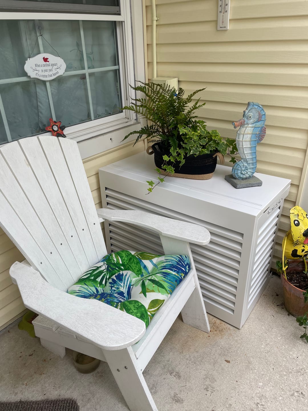 Customer photo review of Mini-Split AC Cover - White