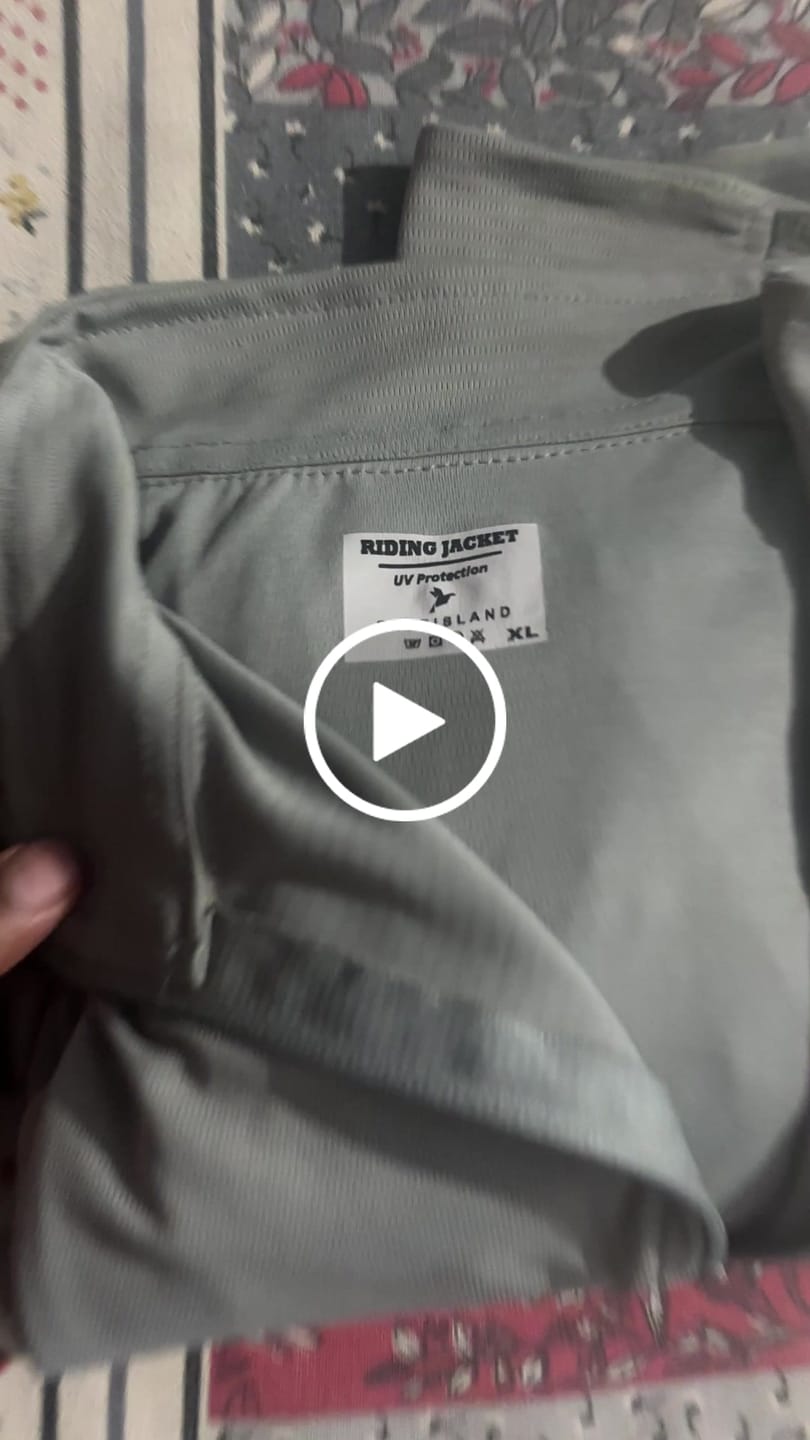 Customer video review of Ash Grey - Sunblock Jacket