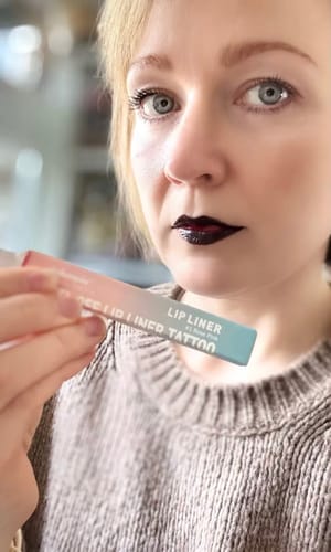 Customer photo review of The Naked Skin Lip Stain