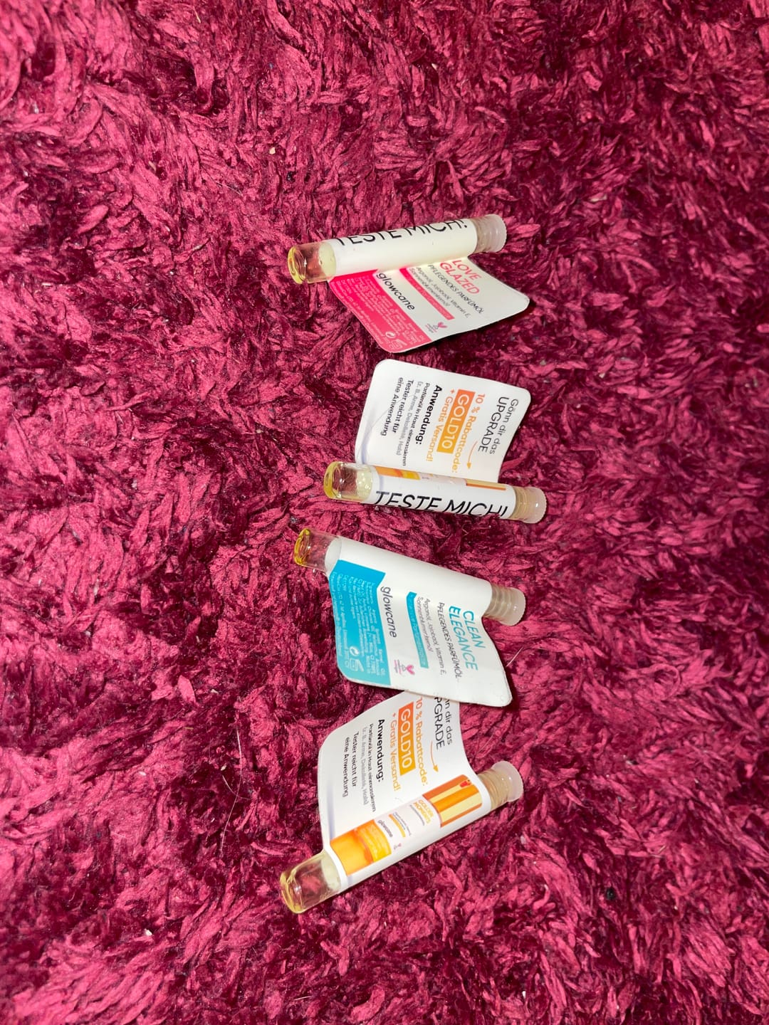 Customer photo review of Extrait de Parfum: Discovery Set + 50 € Geschenkgutschein