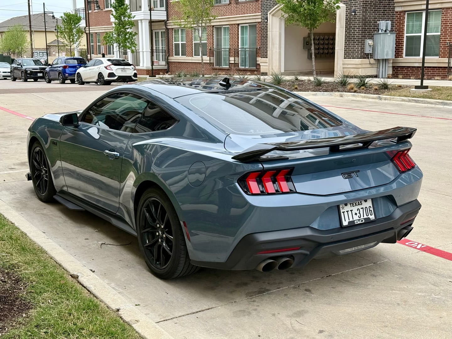 Customer photo review of 2024-Up Ford Mustang GT Rear Spoiler