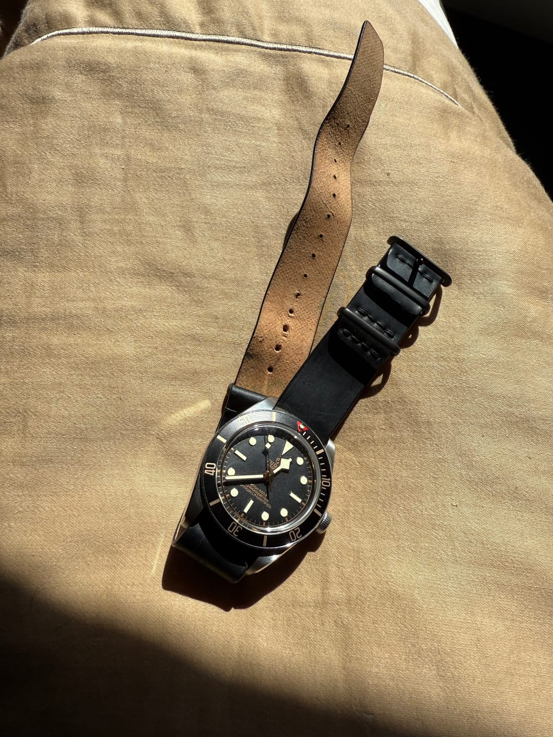 Customer photo review of Black Shell Cordovan Single-Piece