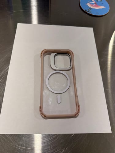 Customer photo review of Venture Series Clear Rebound Case with Kickstand - Apple iPhone 16 Pro