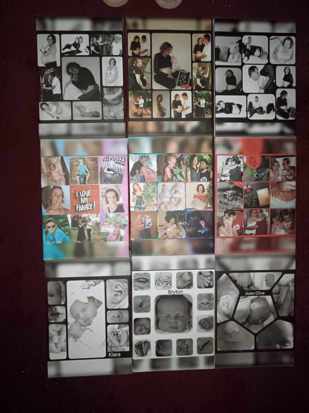 Customer photo review of 12 x A4 Canvas Combo